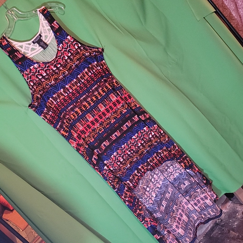 Hi-low plus size dress